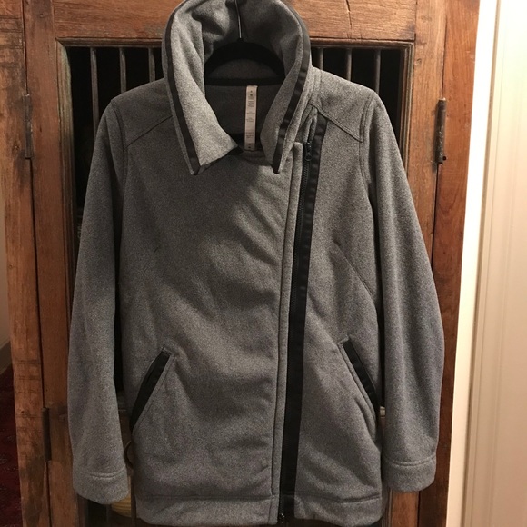 Lululemon Ambient Grey Moto Jacket - Picture 7 of 11
